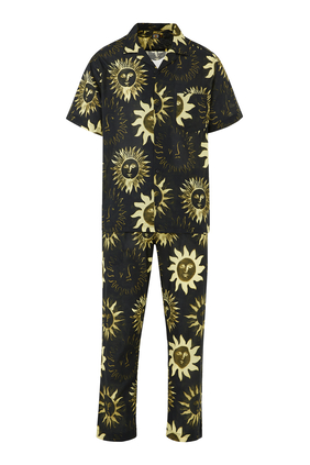Cuban Long Pajama Set